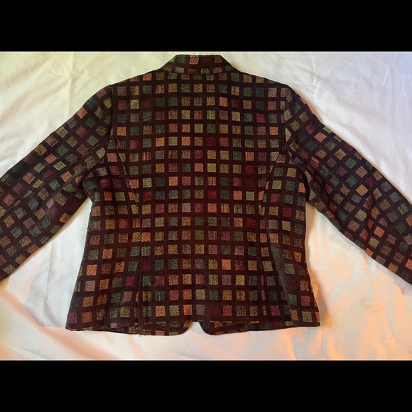 Christopher & Banks multi color coat - Picture 3 of 8